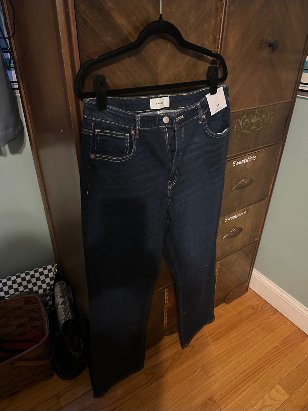 Fabletics Dark Indigo Straight-Leg Women’s Jeans